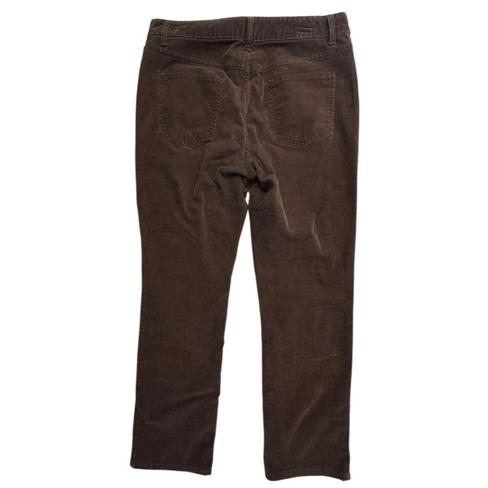 Talbots Petites Heritage Brown Corduroy Straight Leg Pants 12P Fall Preppy - Picture 3 of 16